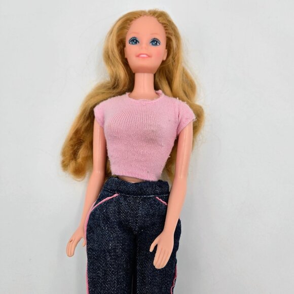 Fashion Jeans Barbie Doll 1981 5315 Superstar Era Outfit Vintage Mattel Read - Picture 15 of 16